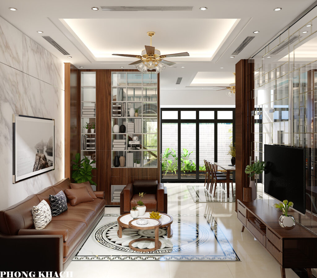 Thi công trọn gói phòng khách