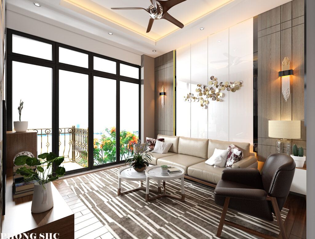 Phòng sinh hoạt chung tầng trên cùng