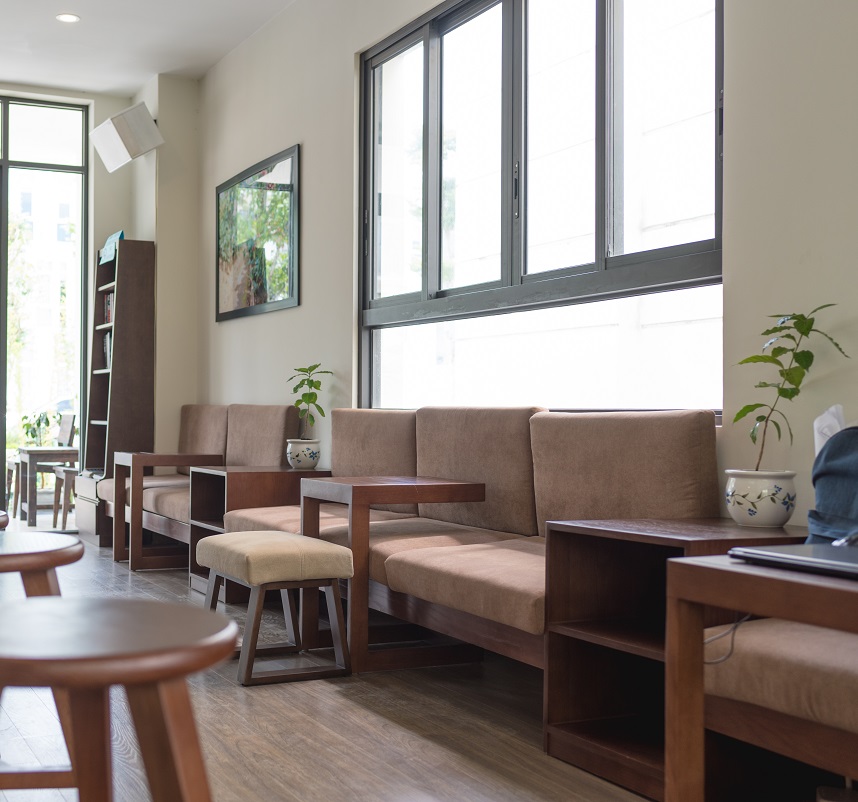 Không gian quán cafe của Puro