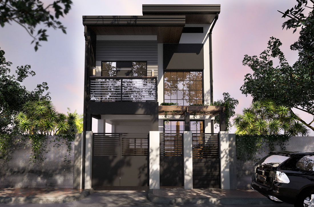 Xu hướng thiết kế nhà phố 2 tầng hiện đại