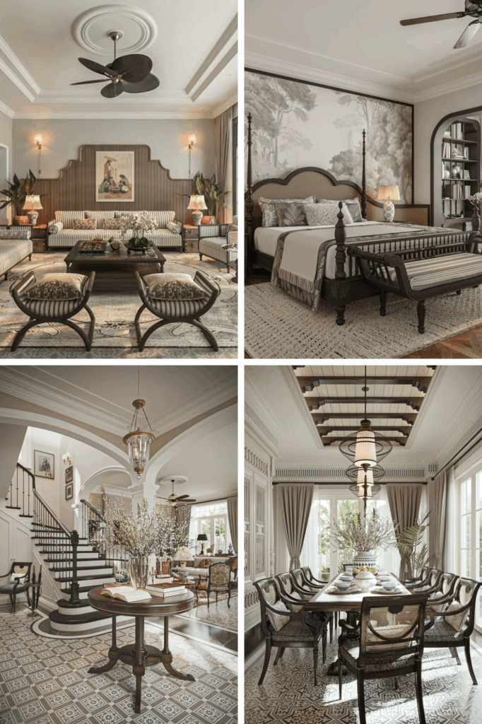 Thiết Kế Nội Thất Biệt Thự Phong Cách Indochine